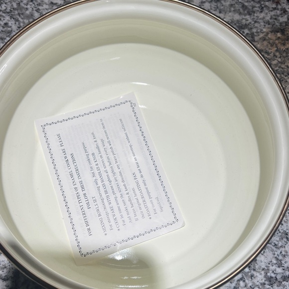 Fissler Asta Lincoware Casserole Dish Cornucopia Fruit Enamelware Dutch Oven - Picture 3 of 8